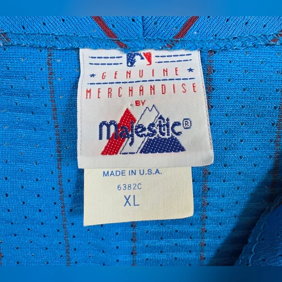 Vintage Majestic MLB New York Yankees Men’s Jersey – Size XL – Blue - Picture 6 of 13